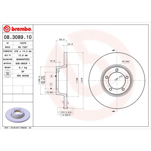 Dayco 5PK869 Correa Trapecial Poli V
