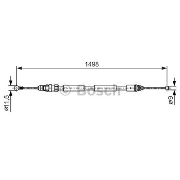 Bosch 1457431724 N1724 Filtro De Combustible-Para Opel Vauxhall Movano Vivaro Renault